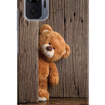 Teddy Wooden Redmi Note 10 Pro Max Hard Case Back Cover by Casekaro