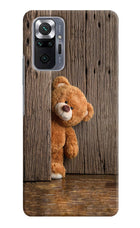 Teddy Wooden Redmi Note 10 Pro Max Hard Case Back Cover by Casekaro