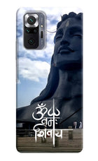 Om Namah Shivay Redmi Note 10 Pro Max Hard Case Back Cover by Casekaro