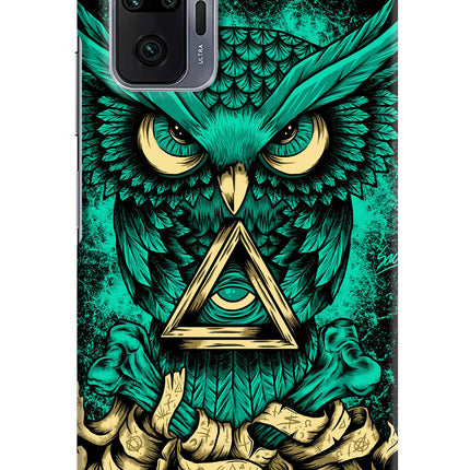 Green Owl Redmi Note 10 Pro Max Hard Case Back Cover by Casekaro