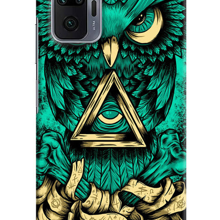 Green Owl Redmi Note 10 Pro Max Hard Case Back Cover by Casekaro
