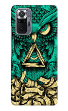 Green Owl Redmi Note 10 Pro Max Hard Case Back Cover by Casekaro