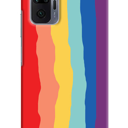 Rainbow Redmi Note 10 Pro Max Hard Case Back Cover by Casekaro