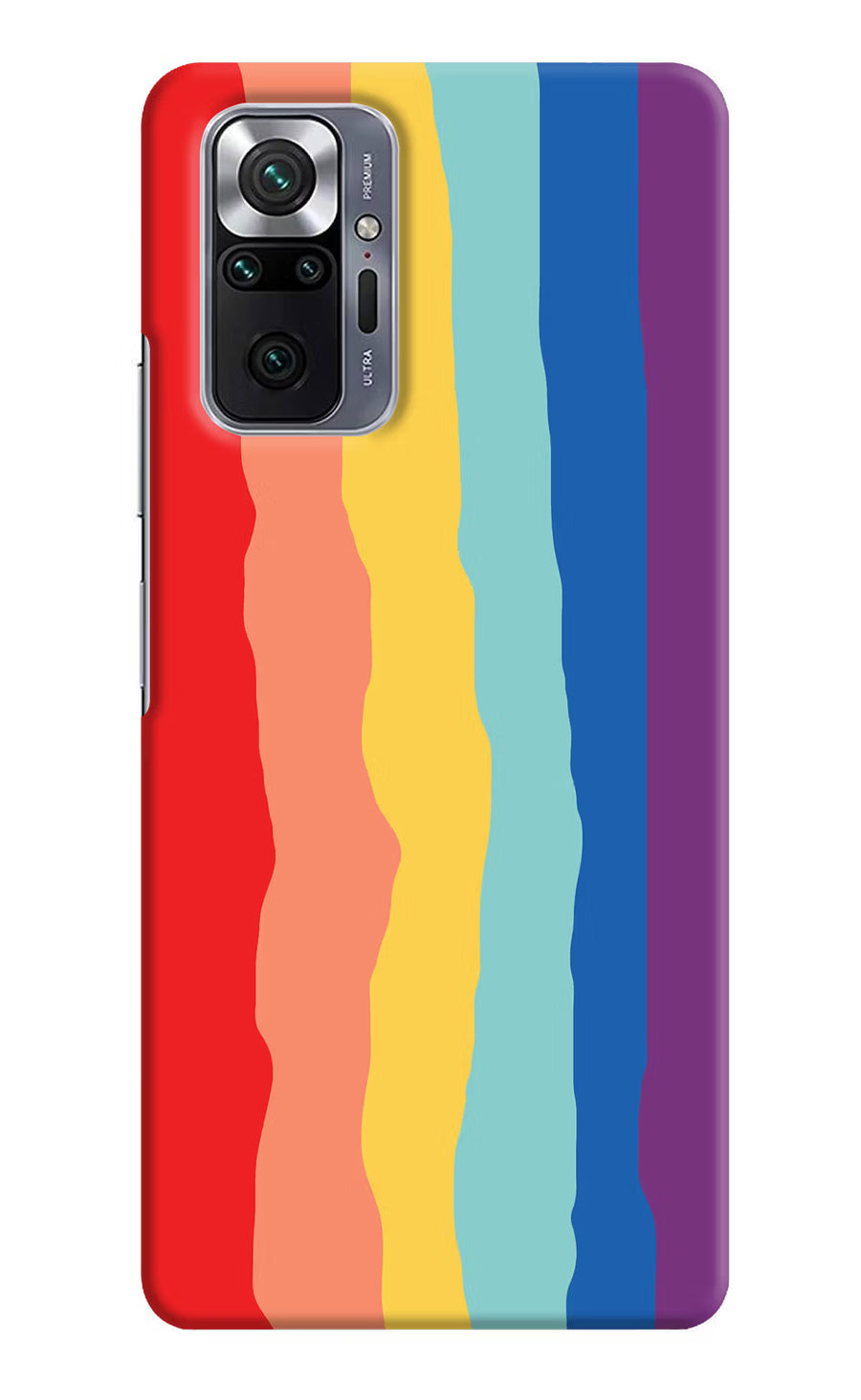 Rainbow Redmi Note 10 Pro Max Back Cover, Hard case