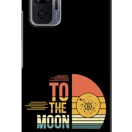 To the Moon Redmi Note 10 Pro Max Hard Case Back Cover by Casekaro