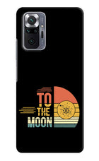 To the Moon Redmi Note 10 Pro Max Hard Case Back Cover by Casekaro