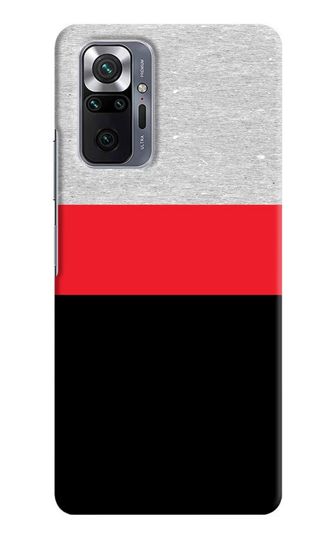Tri Color Pattern Redmi Note 10 Pro Max Back Cover