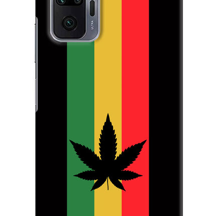 Weed Flag Redmi Note 10 Pro Max Hard Case Back Cover by Casekaro