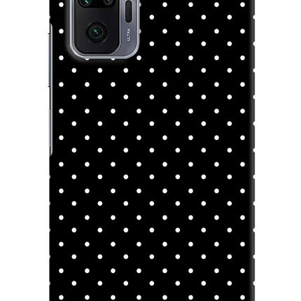White Dots Redmi Note 10 Pro Max Hard Case Back Cover by Casekaro