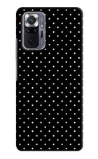 White Dots Redmi Note 10 Pro Max Hard Case Back Cover by Casekaro