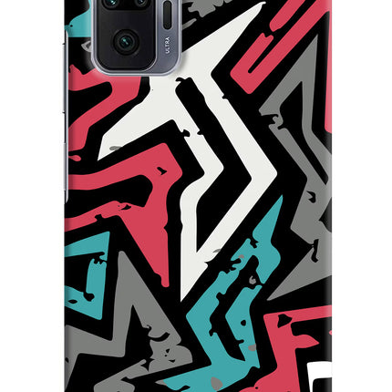 Geometric Graffiti Redmi Note 10 Pro Max Hard Case Back Cover by Casekaro