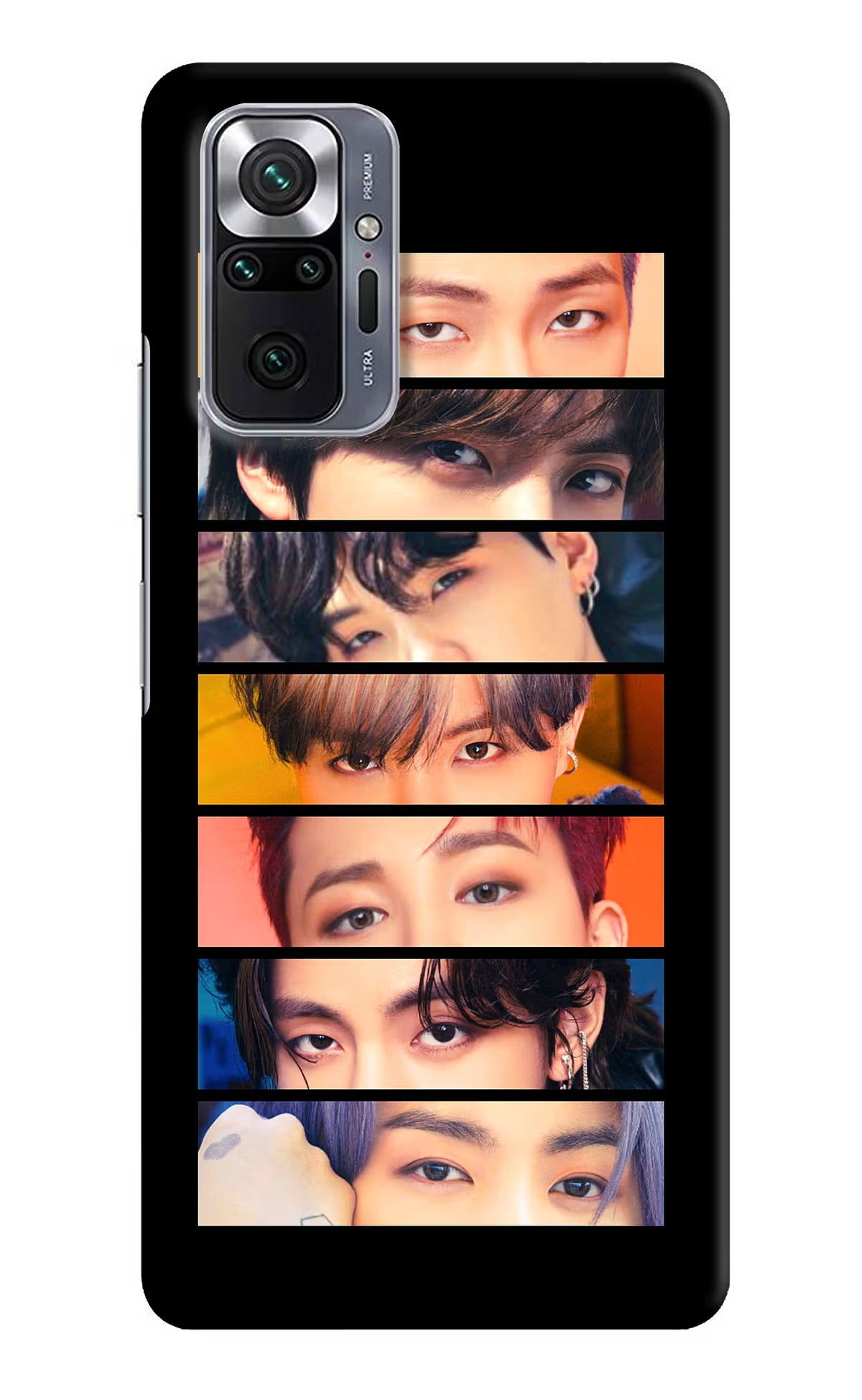 BTS Eyes Redmi Note 10 Pro Max Hard Case Back Cover by Casekaro