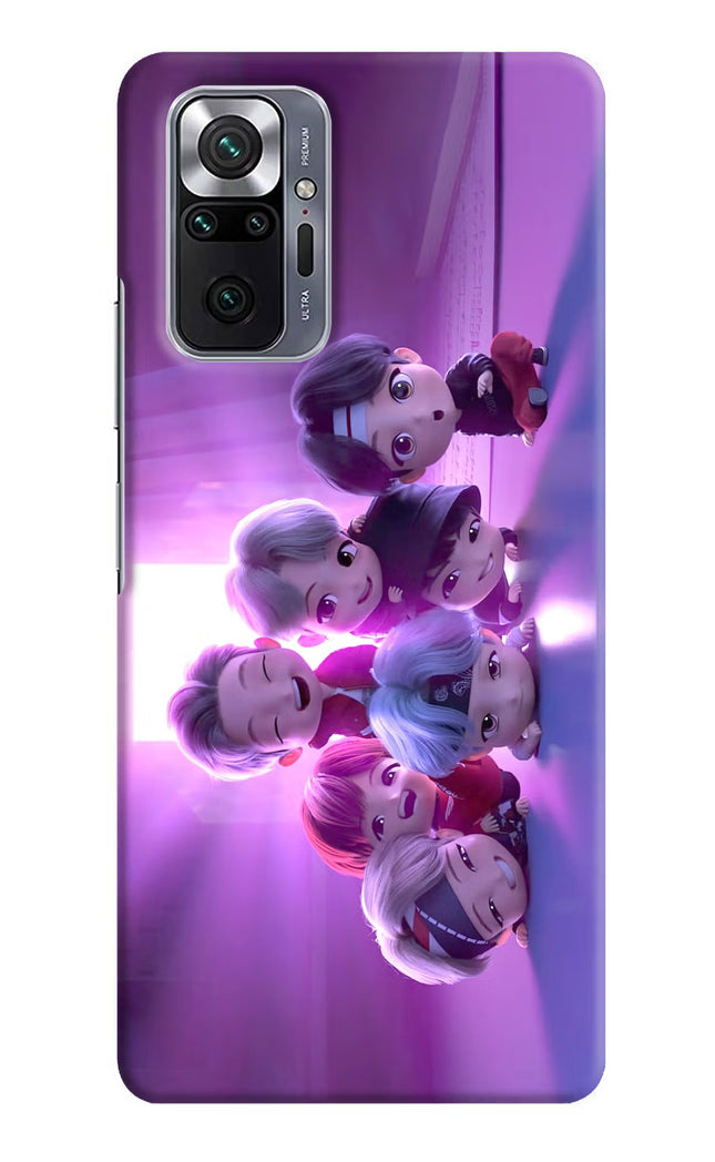 BTS Chibi Redmi Note 10 Pro Max Hard Case Back Cover by Casekaro