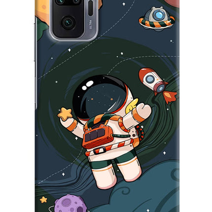 Cartoon Astronaut Redmi Note 10 Pro Max Hard Case Back Cover by Casekaro