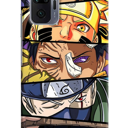 Naruto Character Redmi Note 10 Pro Max Hard Case Back Cover by Casekaro