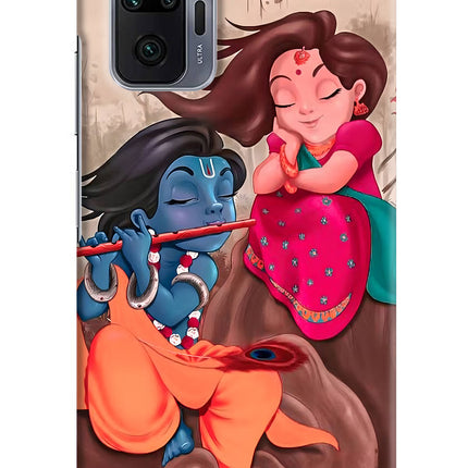 Radhe Krishna Redmi Note 10 Pro Max Hard Case Back Cover by Casekaro