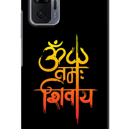 Om Namah Shivay Redmi Note 10 Pro Max Hard Case Back Cover by Casekaro