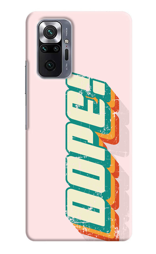 Dope Redmi Note 10 Pro Max Hard Case Back Cover by Casekaro