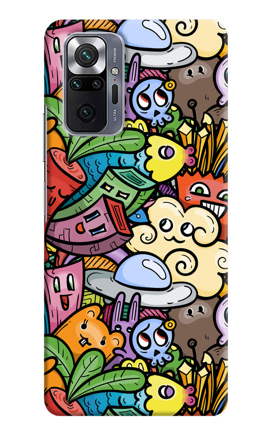 Veggie Doodle Redmi Note 10 Pro Max Hard Case Back Cover by Casekaro