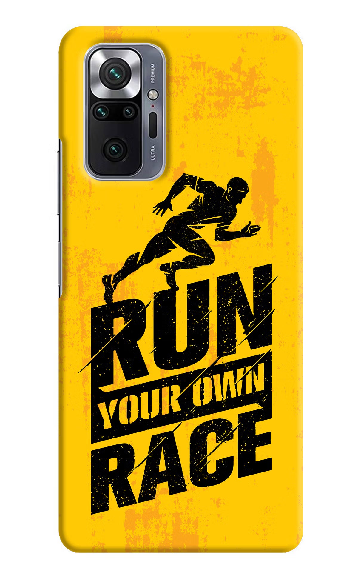 Run Your Own Race Redmi Note 10 Pro Max Hard Case Back Cover by Casekaro