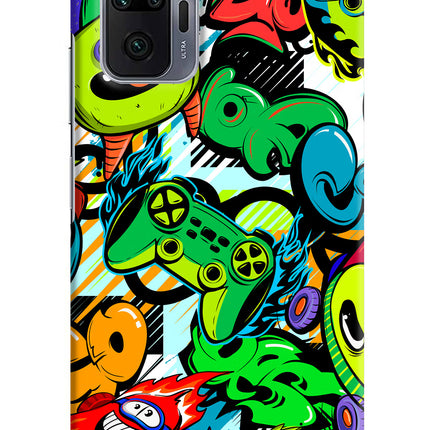 Game Doodle Redmi Note 10 Pro Max Hard Case Back Cover by Casekaro