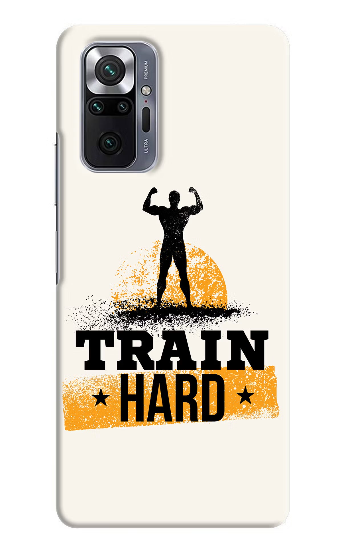Train Hard Redmi Note 10 Pro Max Hard Case Back Cover by Casekaro