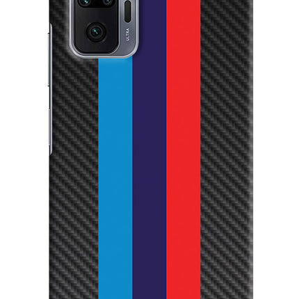 BMW Stripes Pattern Redmi Note 10 Pro Max Hard Case Back Cover by Casekaro