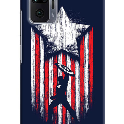 Captain America Marvel Art Redmi Note 10 Pro Max Hard Case Back Cover by Casekaro