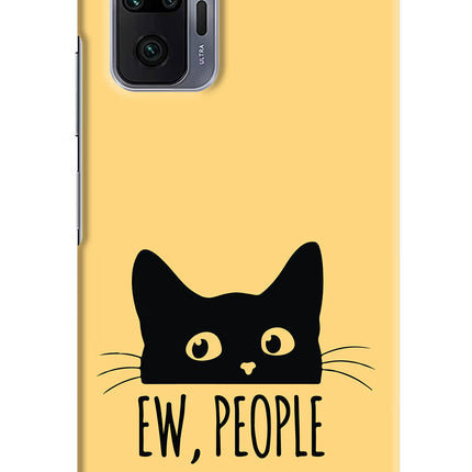 Ew People Catitude Redmi Note 10 Pro Max Hard Case Back Cover by Casekaro