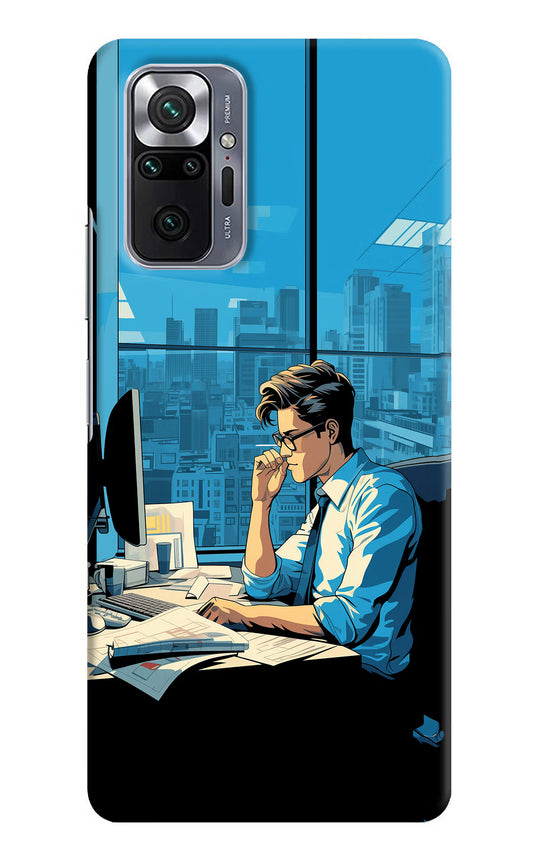 Focused Hustler (AI Generated) Redmi Note 10 Pro Max Hard Case Back Cover by Casekaro