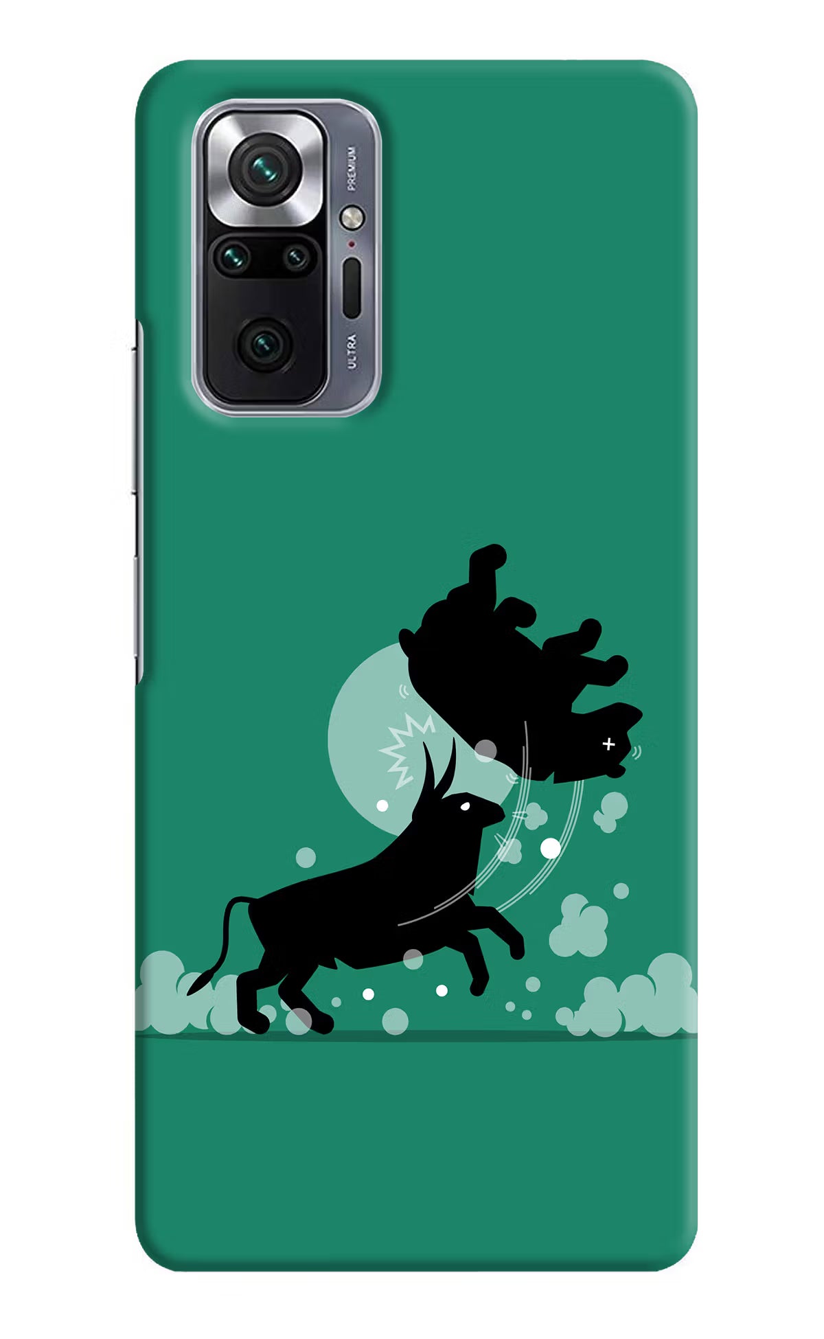 Bull Conqueror Redmi Note 10 Pro Max Hard Case Back Cover by Casekaro