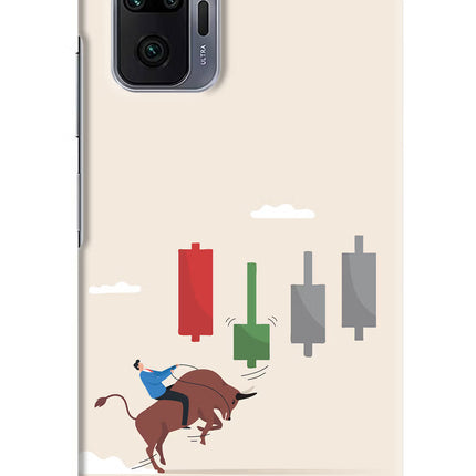 Bull Trading Momentum Redmi Note 10 Pro Max Hard Case Back Cover by Casekaro