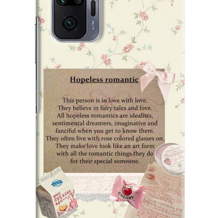 Hopeless Romantic Redmi Note 10 Pro Max Hard Case Back Cover by Casekaro
