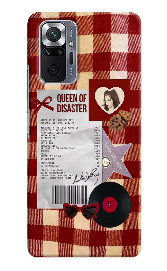 Queen of Disaster Redmi Note 10 Pro Max Hard Case Back Cover by Casekaro