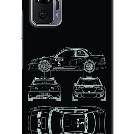 WRC'99 Redmi Note 10 Pro Max Hard Case Back Cover by Casekaro
