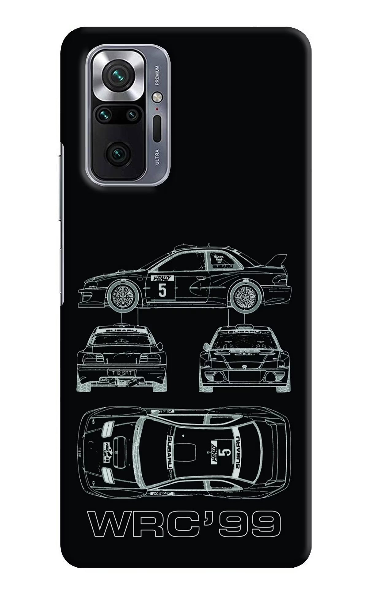 WRC'99 Redmi Note 10 Pro Max Hard Case Back Cover by Casekaro