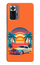 Palm Drive 80s Redmi Note 10 Pro Max Hard Case Back Cover by Casekaro