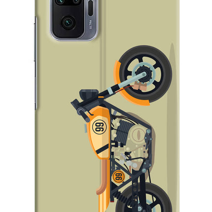 Vertical Speedster Redmi Note 10 Pro Max Hard Case Back Cover by Casekaro