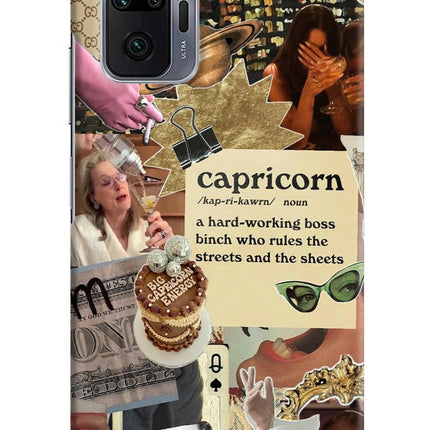 Capricorn Zodiac Redmi Note 10 Pro Max Hard Case Back Cover by Casekaro