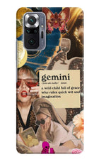 Gemini Zodiac Redmi Note 10 Pro Max Hard Case Back Cover by Casekaro