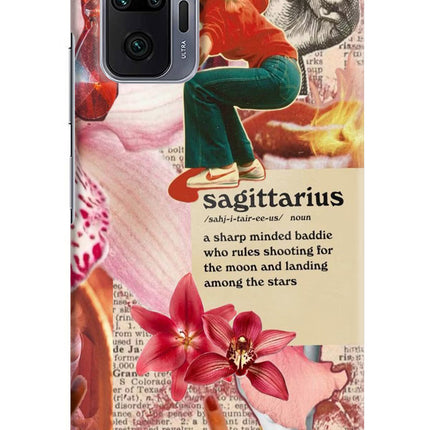 Sagittarius Zodiac Redmi Note 10 Pro Max Hard Case Back Cover by Casekaro