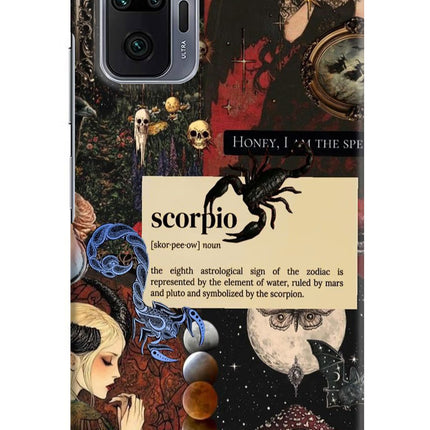 Scorpio Zodiac Redmi Note 10 Pro Max Hard Case Back Cover by Casekaro