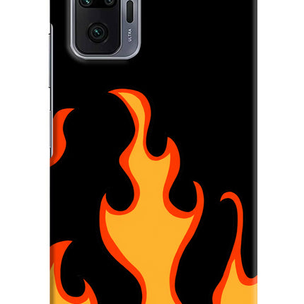 Fired Up – Black Redmi Note 10 Pro Max Hard Case Back Cover by Casekaro