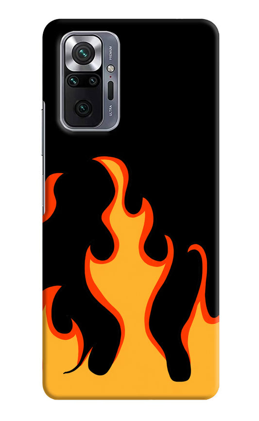 Fired Up – Black Redmi Note 10 Pro Max Hard Case Back Cover by Casekaro