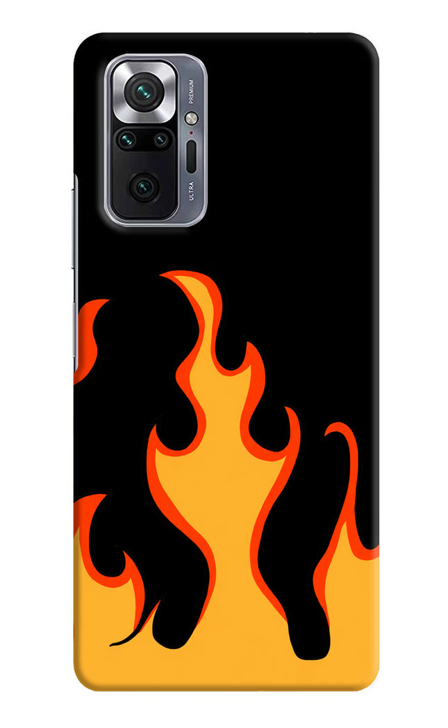 Fired Up – Black Redmi Note 10 Pro Max Hard Case Back Cover by Casekaro