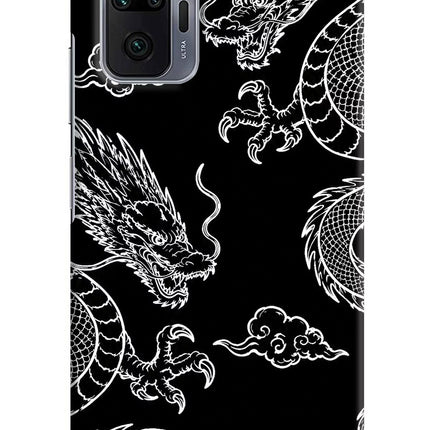 Twin Dragons Redmi Note 10 Pro Max Hard Case Back Cover by Casekaro