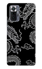 Twin Dragons Redmi Note 10 Pro Max Hard Case Back Cover by Casekaro