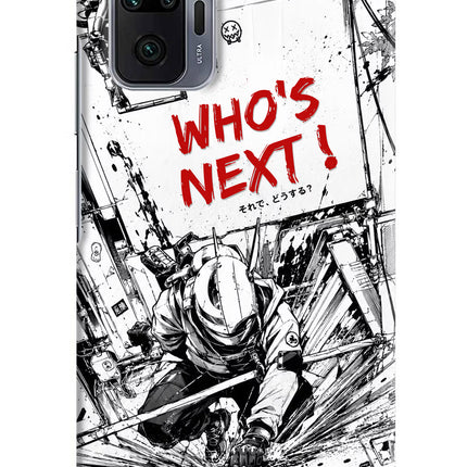 Who's Next Redmi Note 10 Pro Max Hard Case Back Cover by Casekaro