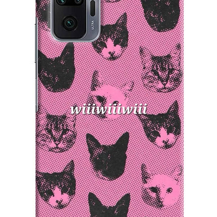 Pink Cats Redmi Note 10 Pro Max Hard Case Back Cover by Casekaro
