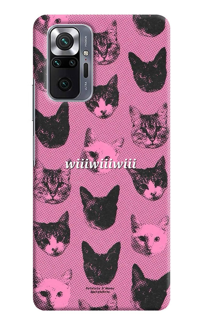 Pink Cats Redmi Note 10 Pro Max Hard Case Back Cover by Casekaro